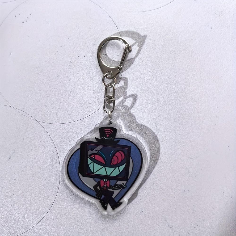 Отель Хазбин, Акриловый брелок, Чарли Чэньсин, Вики, Аластор, Адам, Акриловая подвеска.