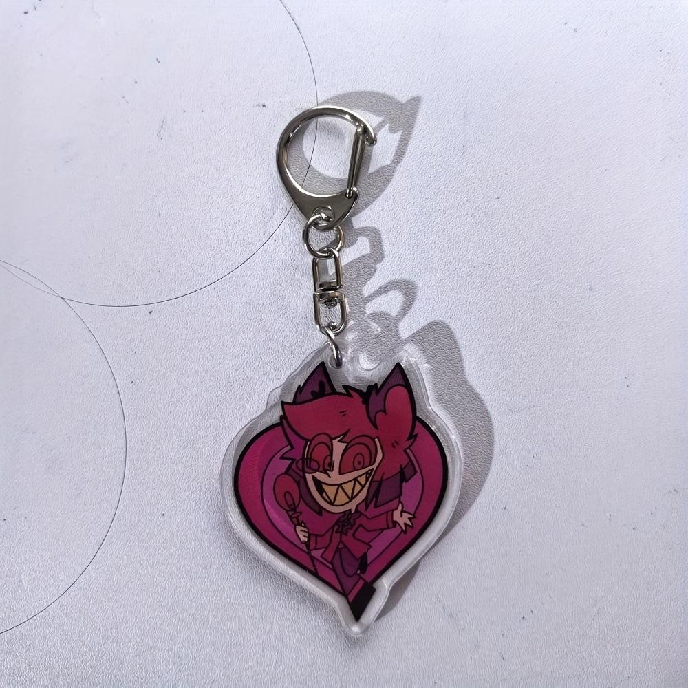 Отель Хазбин, Акриловый брелок, Чарли Чэньсин, Вики, Аластор, Адам, Акриловая подвеска.