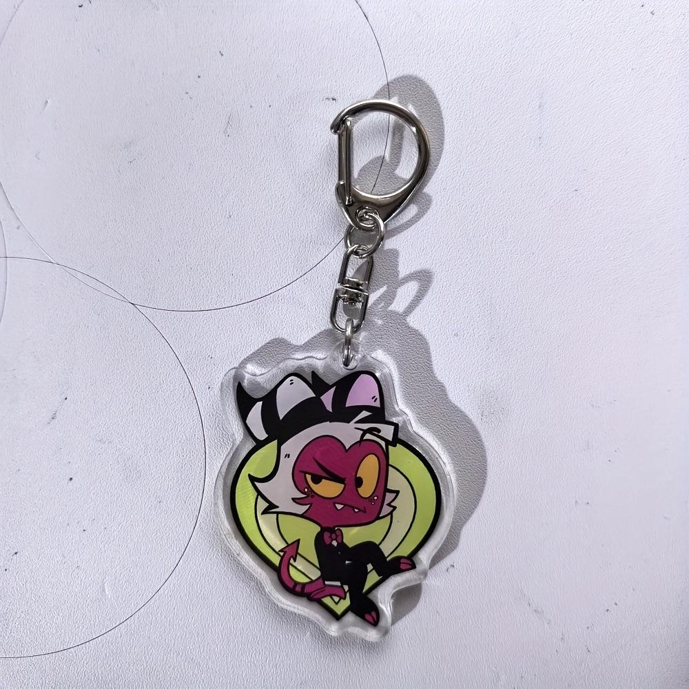 Отель Хазбин, Акриловый брелок, Чарли Чэньсин, Вики, Аластор, Адам, Акриловая подвеска.