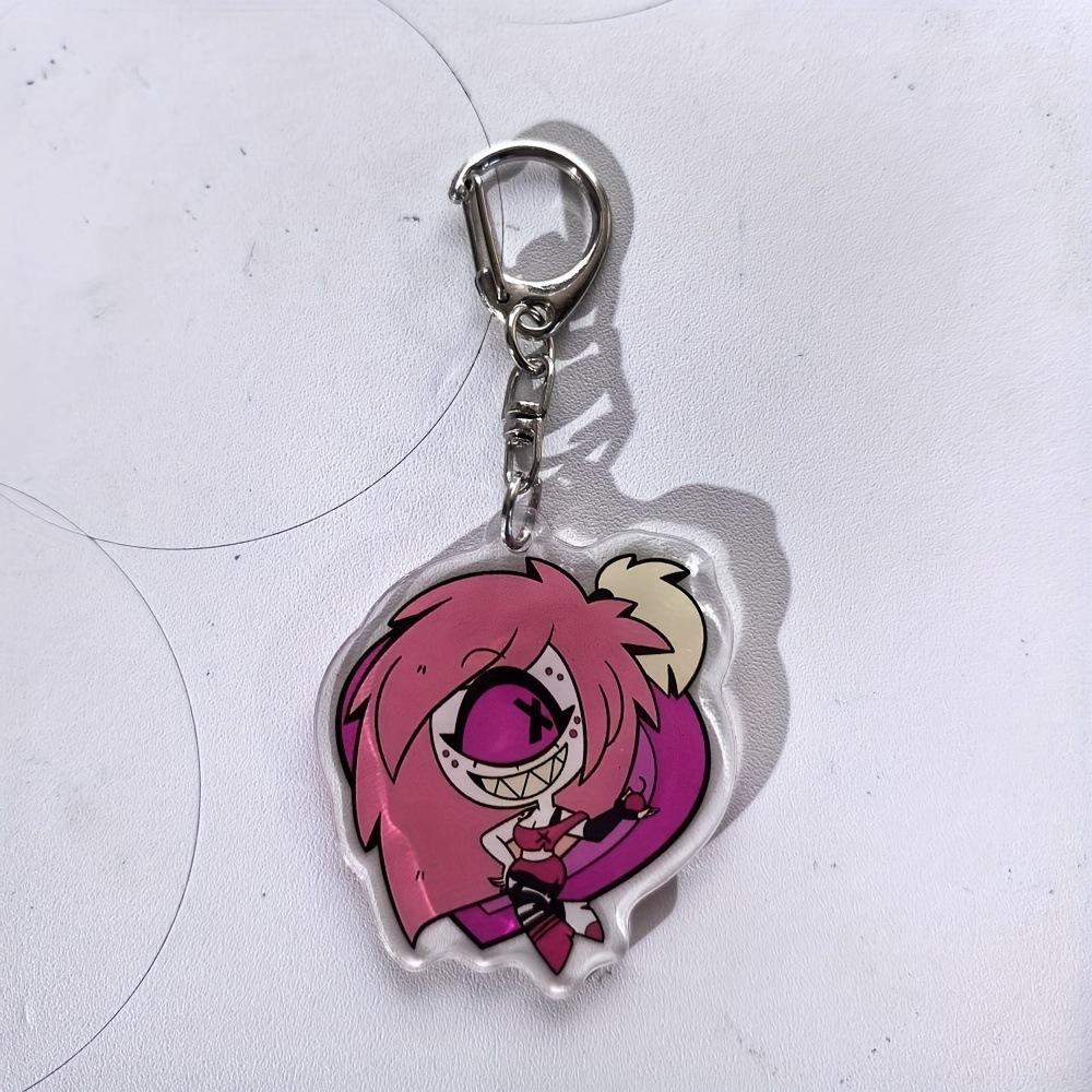 Отель Хазбин, Акриловый брелок, Чарли Чэньсин, Вики, Аластор, Адам, Акриловая подвеска.