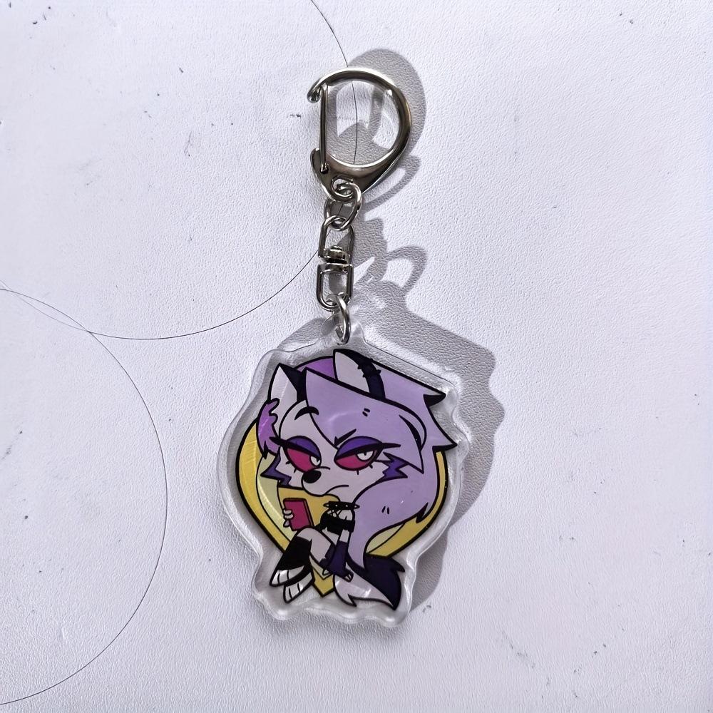 Отель Хазбин, Акриловый брелок, Чарли Чэньсин, Вики, Аластор, Адам, Акриловая подвеска.