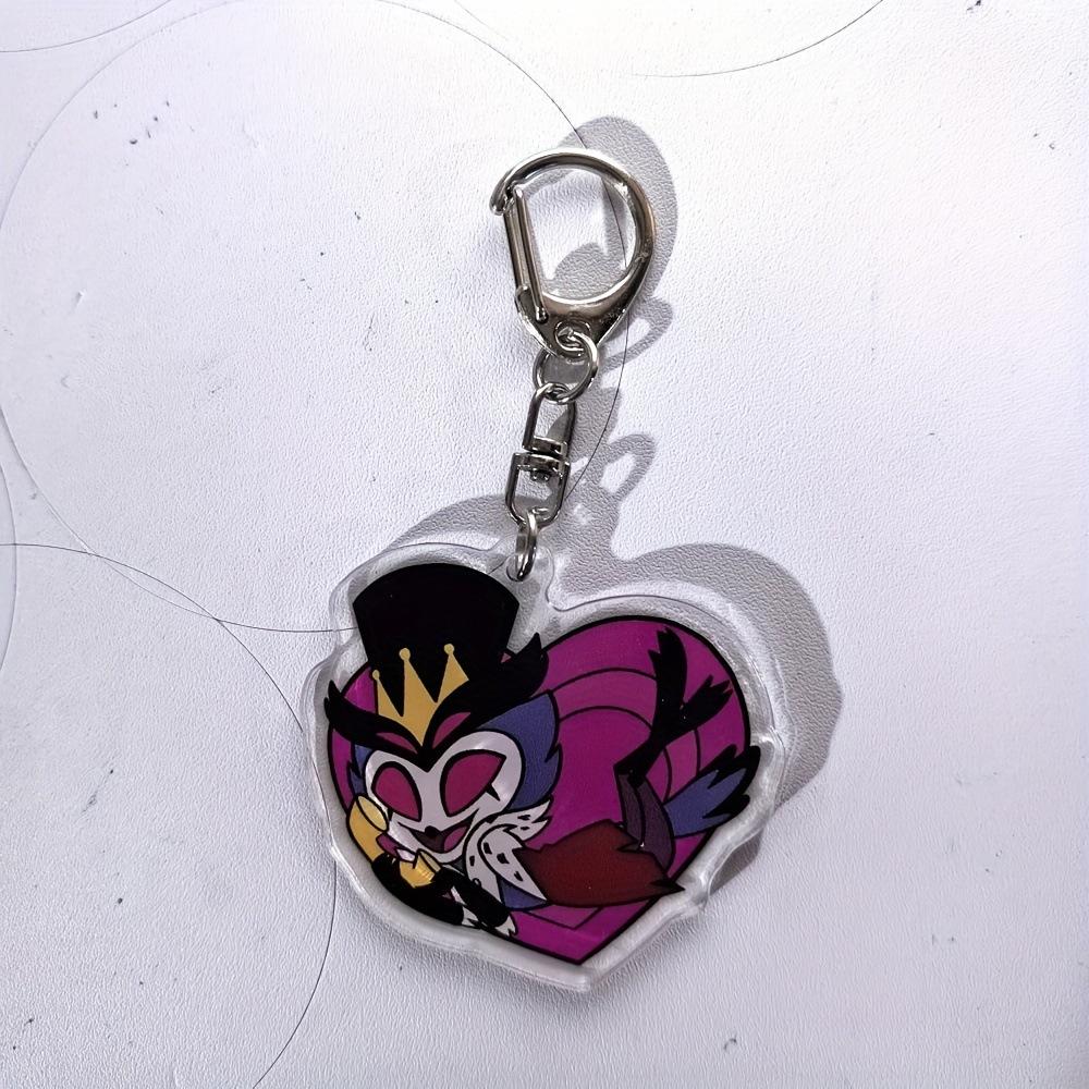 Отель Хазбин, Акриловый брелок, Чарли Чэньсин, Вики, Аластор, Адам, Акриловая подвеска.